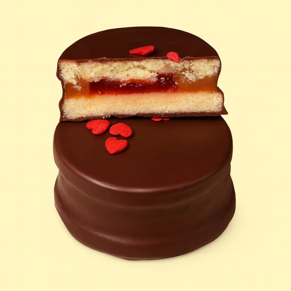 Alfajor de Frambuesa